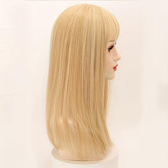 Women's Synthetic Flunt Bangs Wig Piece 50 8 Cm Head Hair Block Cartoon Bangs