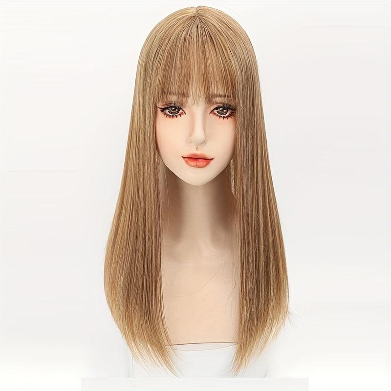 Women's Synthetic Flunt Bangs Wig Piece 50 8 Cm Head Hair Block Cartoon Bangs