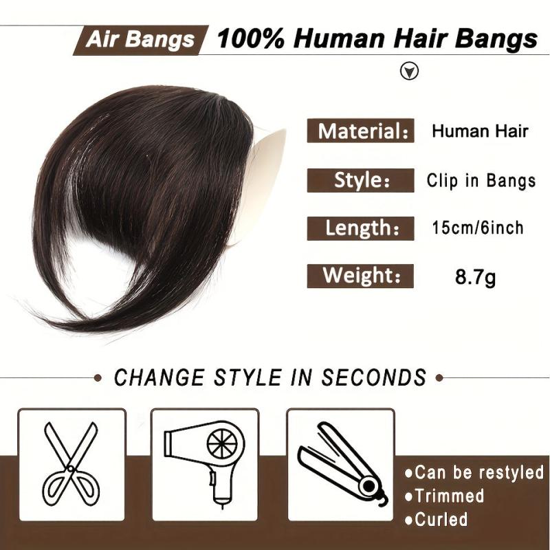 Stylish Clip In Bangs for Women - Add Volume and Definition