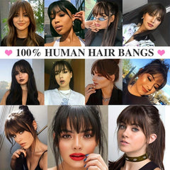 Stylish Clip In Bangs for Women - Add Volume and Definition
