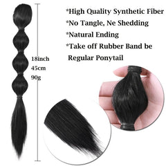 Synthetic Bubble Ponytail Hair Extension for Women