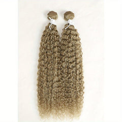 2pcs 55-88cm Long Curly Wavy Hair Extensions Synthetic Crochet Hair for Women