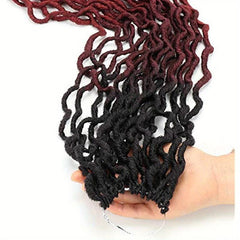 60 96 Cm Ombre Goddess Locs Crochet Hair Extensions Synthetic Hair For Women
