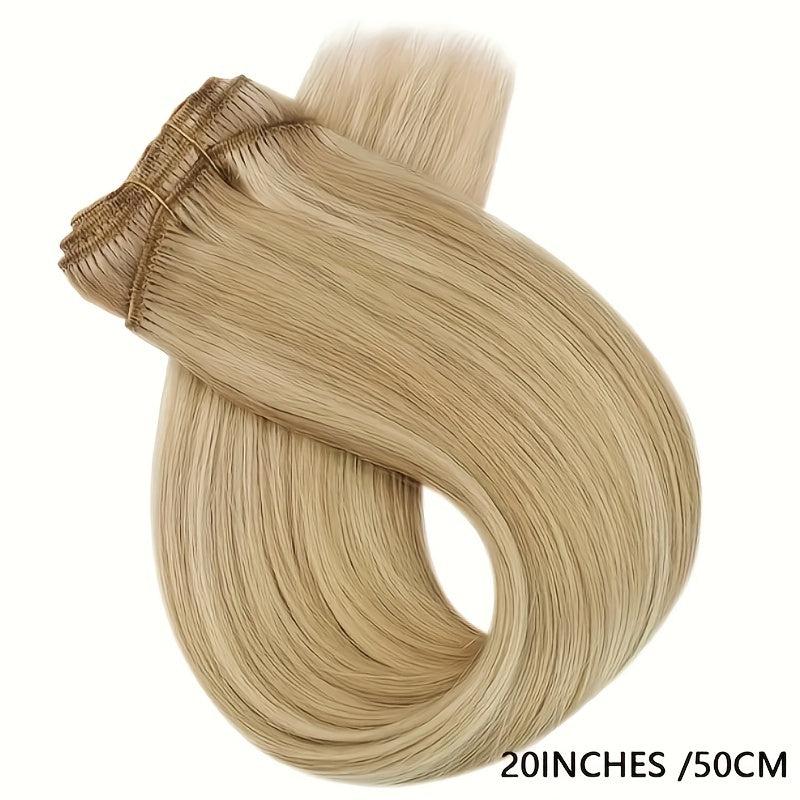 Long Straight Human Hair Extensions Soft & Natural 120g
