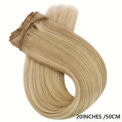 Long Straight Human Hair Extensions Soft & Natural 120g