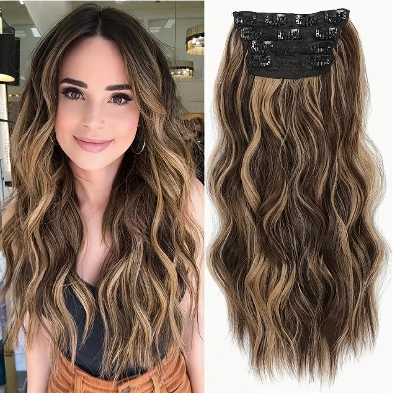 Long Straight Human Hair Extensions Soft & Natural 120g