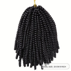 Spring Twist Crochet Braids Hair Extensions 20 32 Cm Synthetic Bomb Twist
