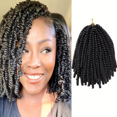 Spring Twist Crochet Braids Hair Extensions 20 32 Cm Synthetic Bomb Twist