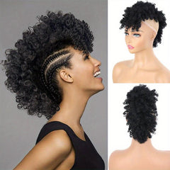 Kinky Curly Hair Bun Ponytail Extension Clip In Hair Extensions