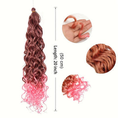 8 Cm Water Wave Deep Wave Curly Braids Twist Crochet Braid Hair Extensions