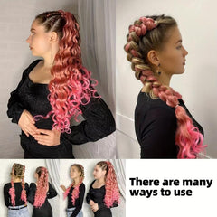 8 Cm Water Wave Deep Wave Curly Braids Twist Crochet Braid Hair Extensions