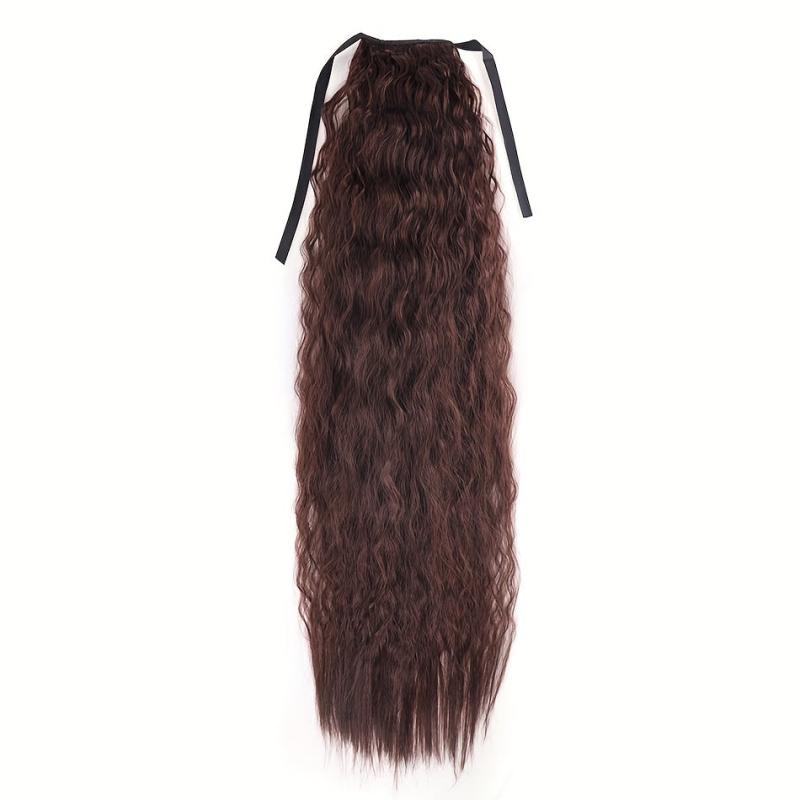 76 2 cm Afro Curly Drawstring Ponytail Heat Resistant Fiber Synthetic Soft