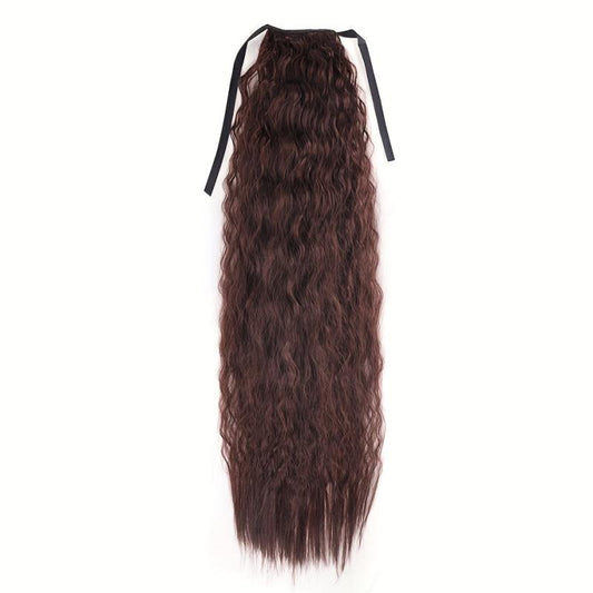 76 2 cm Afro Curly Drawstring Ponytail Heat Resistant Fiber Synthetic Soft