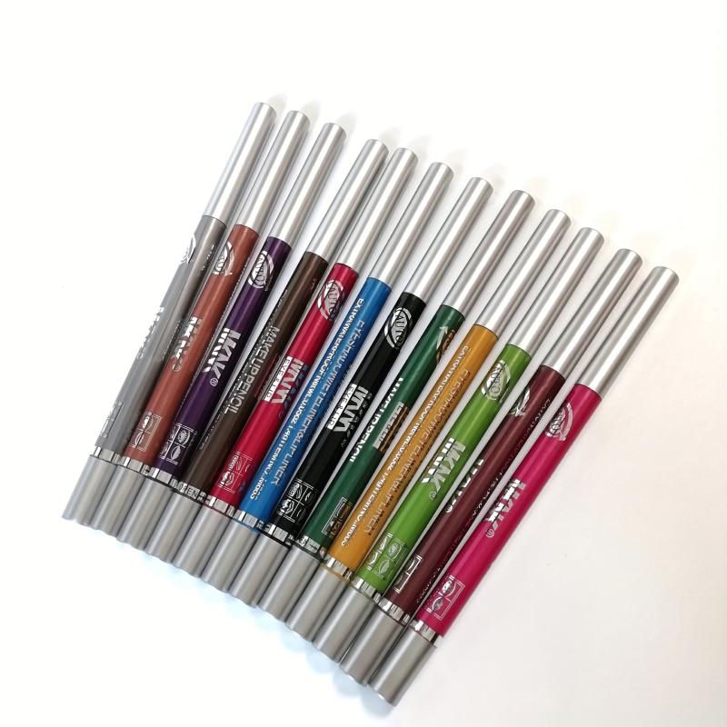 12pcs Eyeliner Eyeshadow Pen Set Colorful Luminous Waterproof Eye Makeup Stick