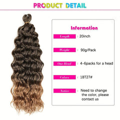 Curly Braiding Hair Extensions 50 8 Cm Synthetic Curly Crochet Hair