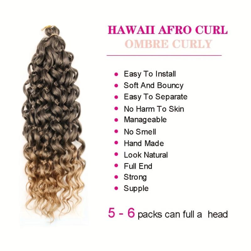 Curly Braiding Hair Extensions 50 8 Cm Synthetic Curly Crochet Hair