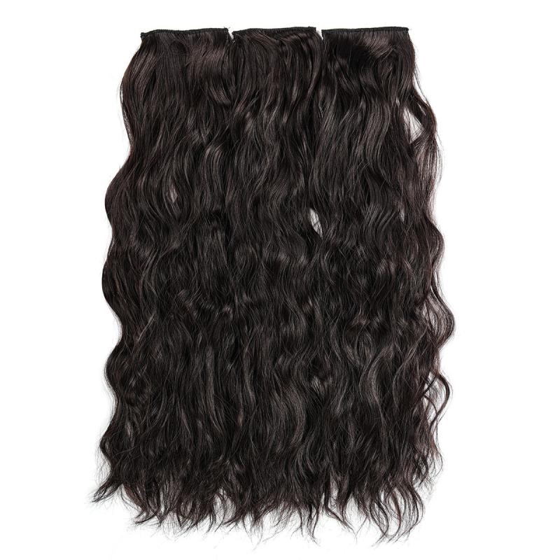 Long Curly Wavy Clip In Hair Extensions Set for Women