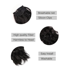 Long Curly Wavy Clip In Hair Extensions Set for Women