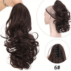 Curly Hair Ponytail Extension Synthetic Clip In False Hairpiece