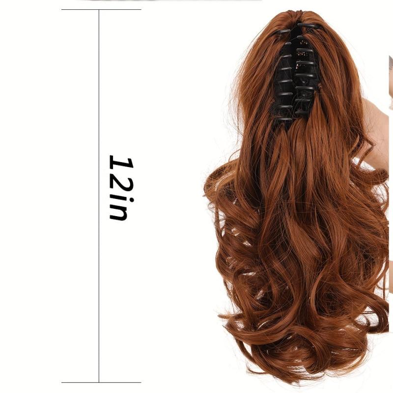 Curly Hair Ponytail Extension Synthetic Clip In False Hairpiece