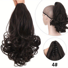 Curly Hair Ponytail Extension Synthetic Clip In False Hairpiece