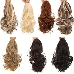 Curly Hair Ponytail Extension Synthetic Clip In False Hairpiece