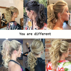 Curly Hair Ponytail Extension Synthetic Clip In False Hairpiece