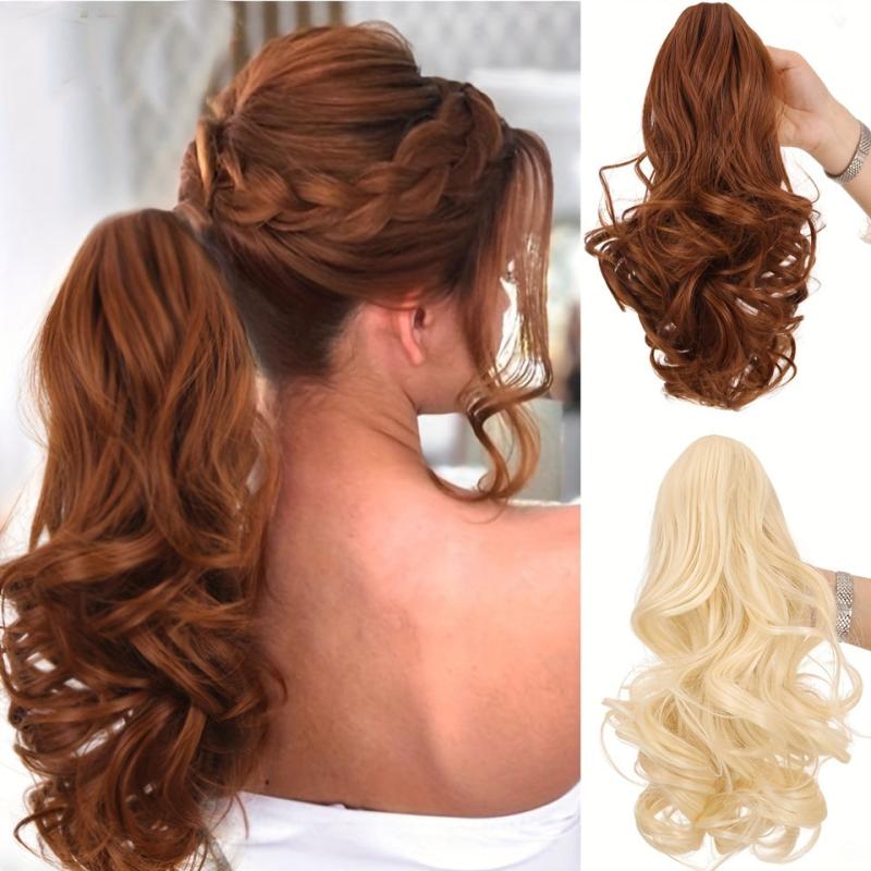 Curly Hair Ponytail Extension Synthetic Clip In False Hairpiece