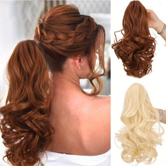 Curly Hair Ponytail Extension Synthetic Clip In False Hairpiece