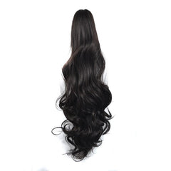 Curly Ponytail Extension High Temp Silk Claw Clip Volume Style Hair