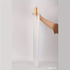 28 Cm Long Straight Ponytail Extensions Claw Clip In Hairpieces