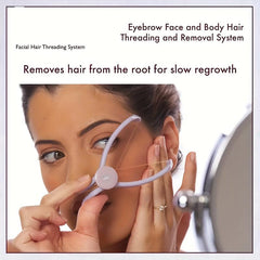 Mini Facial Hair Remover Spring Threading Face Defeatherer