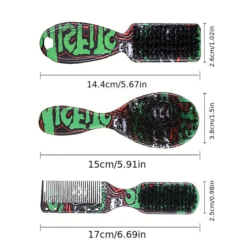Professional Double Sided Barber Comb Brush For Haircuts Beard Styling