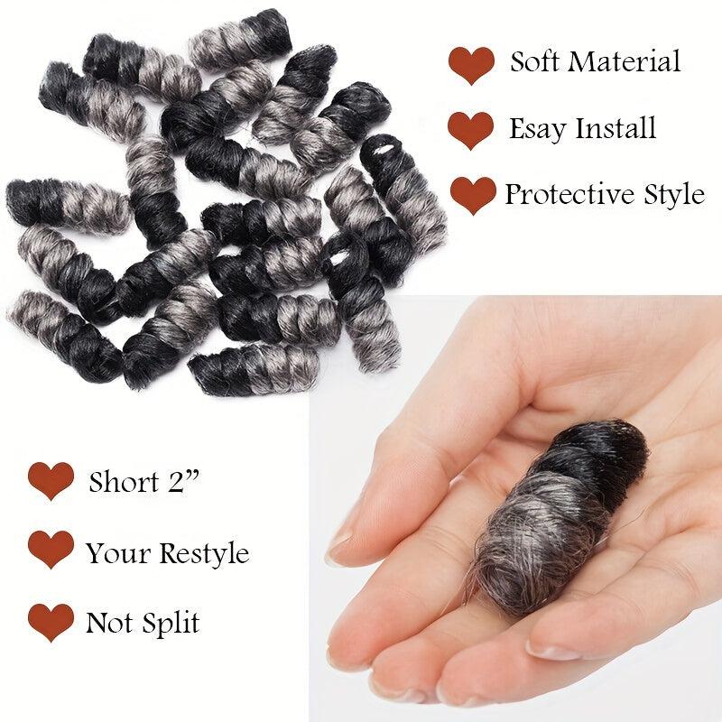 20 Roots Afro Jamaican Bounce Curly Short Spring Twist Braids Hair Extensions