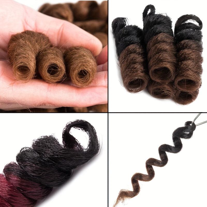 20 Roots Afro Jamaican Bounce Curly Short Spring Twist Braids Hair Extensions