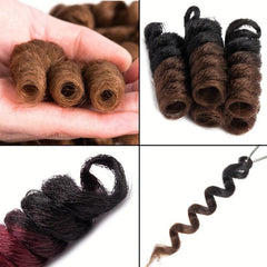20 Roots Afro Jamaican Bounce Curly Short Spring Twist Braids Hair Extensions