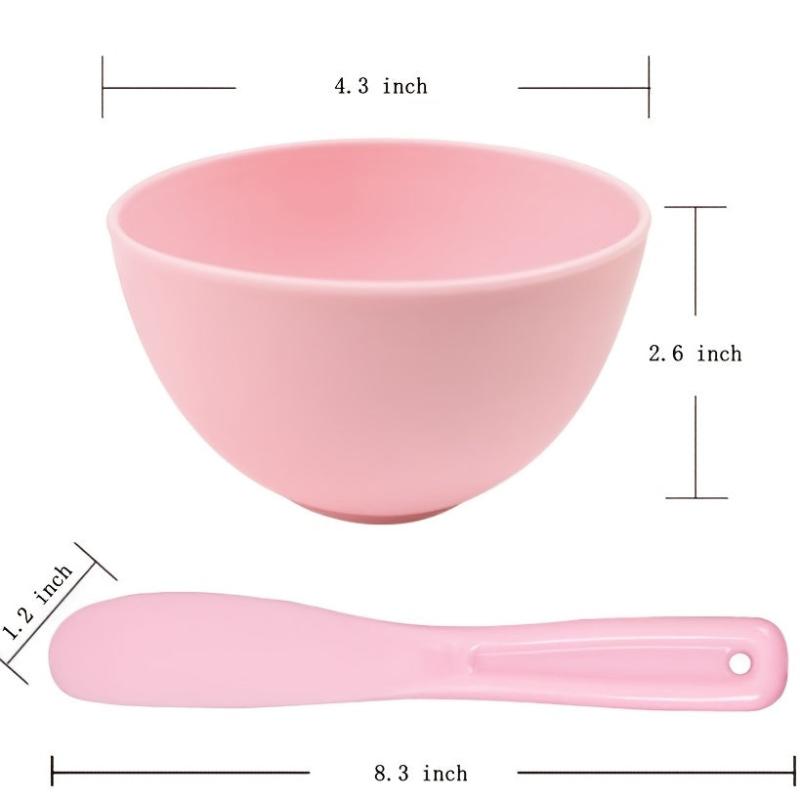 Set Of 2 Silicone Bowl Facial Mask Mixing Bowl DIY Face Mask Bowl