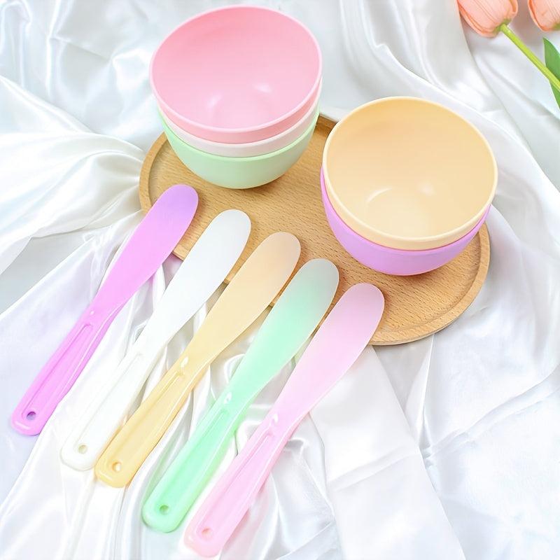 Set Of 2 Silicone Bowl Facial Mask Mixing Bowl DIY Face Mask Bowl