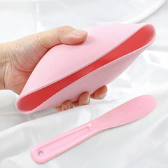 Set Of 2 Silicone Bowl Facial Mask Mixing Bowl DIY Face Mask Bowl