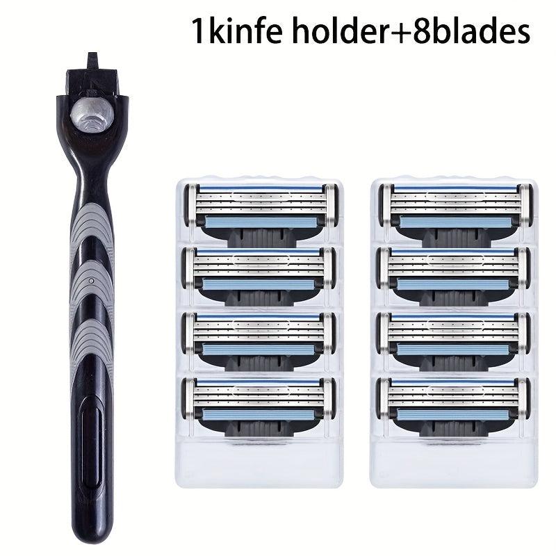3-Layer Manual Safety Razor for Classic Shaving Set