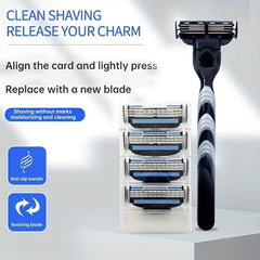 3-Layer Manual Safety Razor for Classic Shaving Set