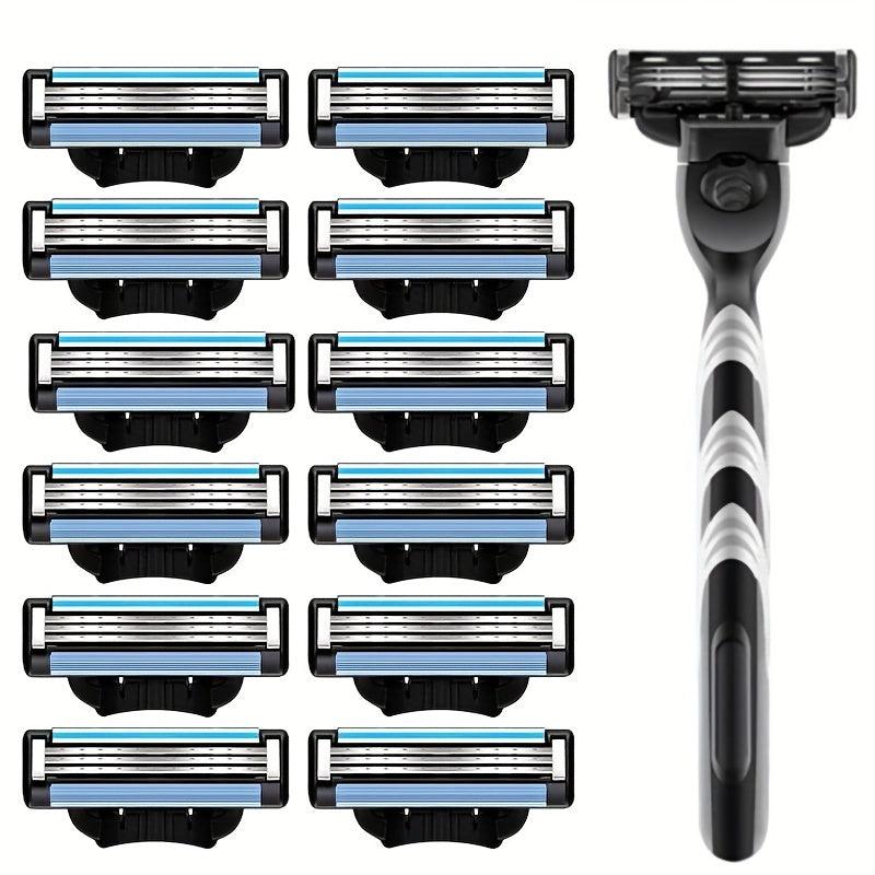 3-Layer Manual Safety Razor for Classic Shaving Set