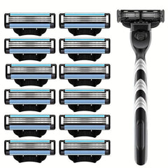 3-Layer Manual Safety Razor for Classic Shaving Set