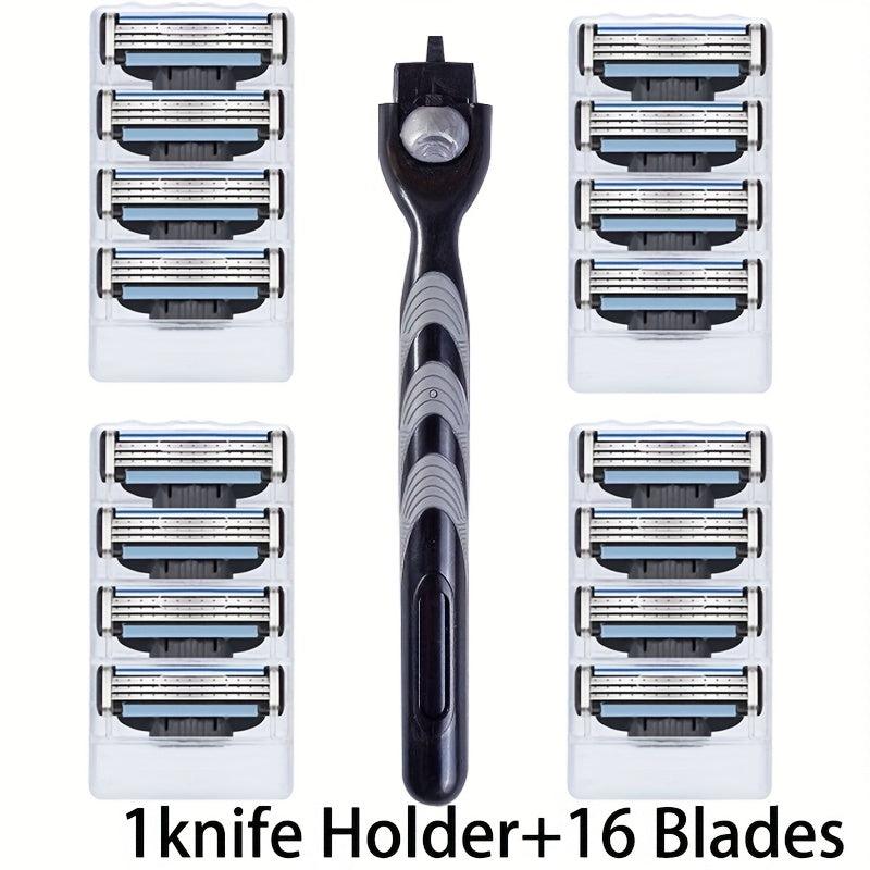 3-Layer Manual Safety Razor for Classic Shaving Set