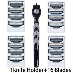 3-Layer Manual Safety Razor for Classic Shaving Set