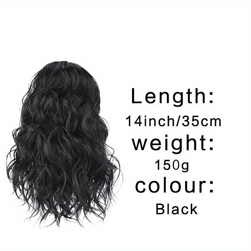 Curly Wavy Ponytail Extensions Clip In Hair Extensions Natural Look