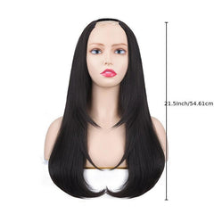 Long Straight Synthetic Hair Extensions for Instant Style Transformation