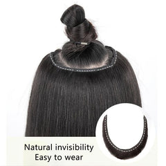 Long Straight Synthetic Hair Extensions for Instant Style Transformation
