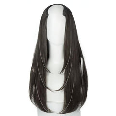 Long Straight Synthetic Hair Extensions for Instant Style Transformation