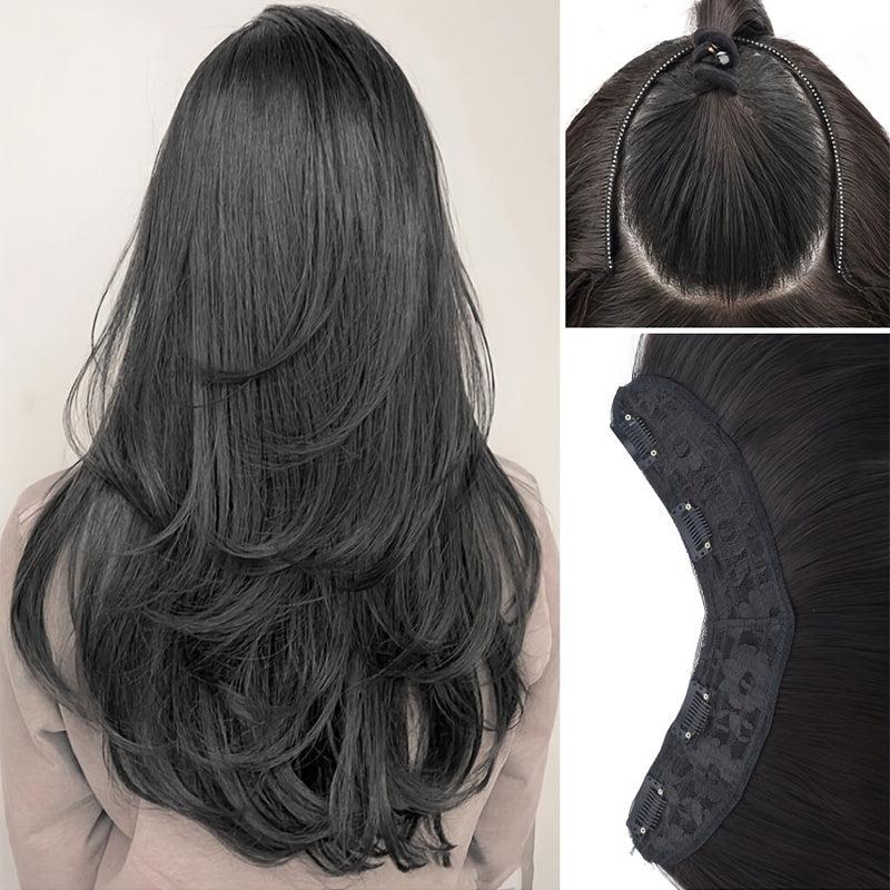 Long Straight Synthetic Hair Extensions for Instant Style Transformation
